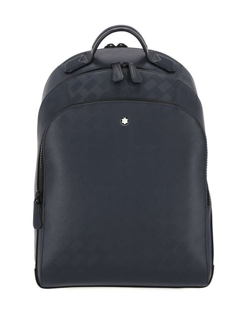 Navy blue calf leather bakcpack Mont Blanc | 198047X